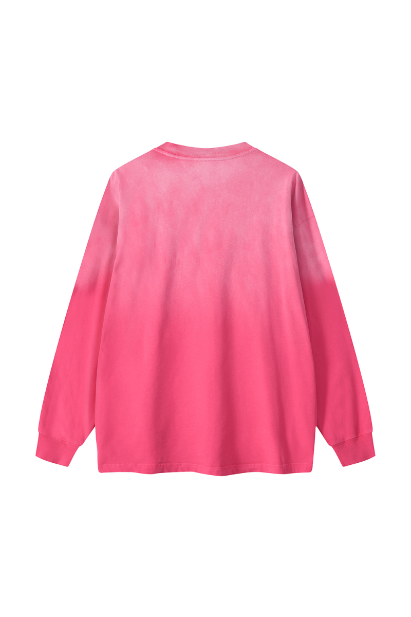 Unisex Fall 100% Cotton Washed  Loose Drop Shoulder Pullover