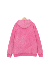 Unisex Fall 400G Heavyweight Washed Vintage Oversized Hoodie