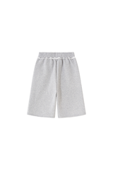 Unisex Fall Elastic Waistband Relaxed Wide Leg Sweatpants