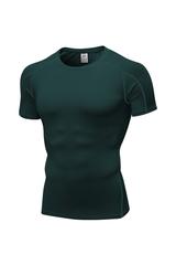 Men's Quick‑Dry Compression Workout Short Sleeve T‑Shirt