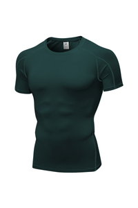 Men's Quick‑Dry Compression Workout Short Sleeve T‑Shirt