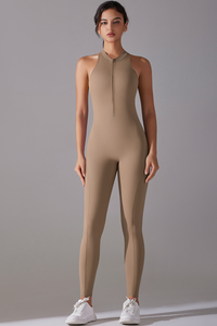 Women's Athletic Slimming Cut Out Backless  Jumpsuits