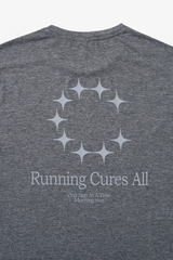 Unisex Lightweight Breathable Printed Athletic Running T-shirt