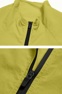 Men's Lightweight Stand Collar Full Zip Sun Protection Jacket