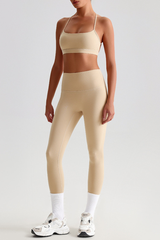 Women's Sports Quick Dry Bra And Leggings Yoga 2-Piece Set