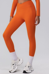 Women's V-Cross Butt-Lifting Quick Dry Fitness Yoga Leggings
