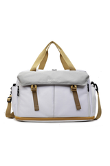 Color-Block Multi-Pocket Large Capacity Travel & Fitness Bag