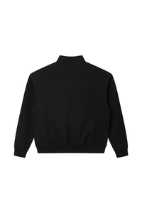 Unisex Fall 1/4 Zip Raglan Sleeve Mock Neck Sweatshirt