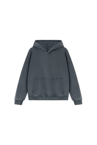 Unisex Fall 100% Cotton Washed Vintage Heavyweight Hoodie