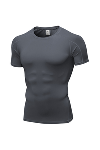 Men's Quick‑Dry Compression Workout Short Sleeve T‑Shirt