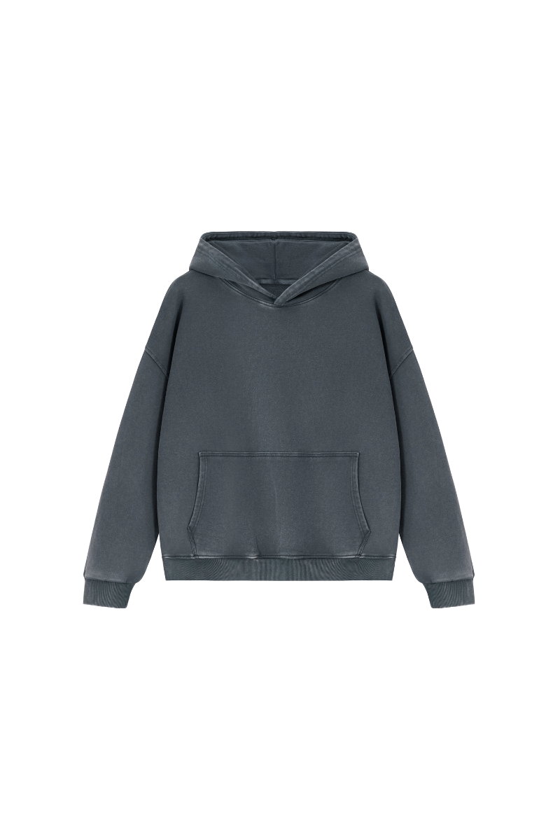 Women's  Fall 100% Cotton Washed Vintage Heavyweight Hoodie