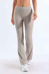 Women's Bare Feel No Front Seam Slim Flared Yoga Pants