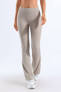 Women's Bare Feel No Front Seam Slim Flared Yoga Pants