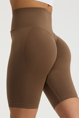 Women's Athletic High-waist Slim Yoga Shorts