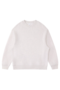 Women's Fall Fleece‑Lined Drop Shoulder Oversized Pullover