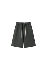 Men's Fleece Lined Drawstring Loose Casual Five Inch Shorts