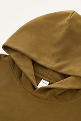 Unisex Fall 380G Heavyweight Cropped Drop Shoulder Hoodie