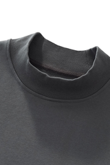 Men's Fall Comfort Colors Style Mock Neck Sweatshirt