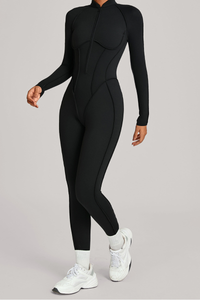 Women's athletic all-in-one pantsuit