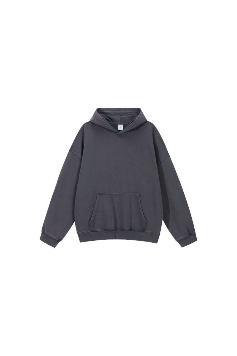 Women's 100% Cotton Winter 430G Heavyweight Loose Hoodie