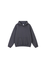 Unisex 100% Cotton Winter 430G Heavyweight Loose Hoodie