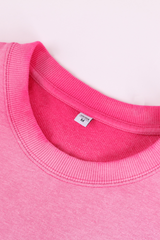 Unisex Fall Washed Vintage Gradient Crew Neck Sweatshirt