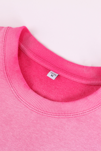 Unisex Fall Washed Vintage Gradient Crew Neck Sweatshirt