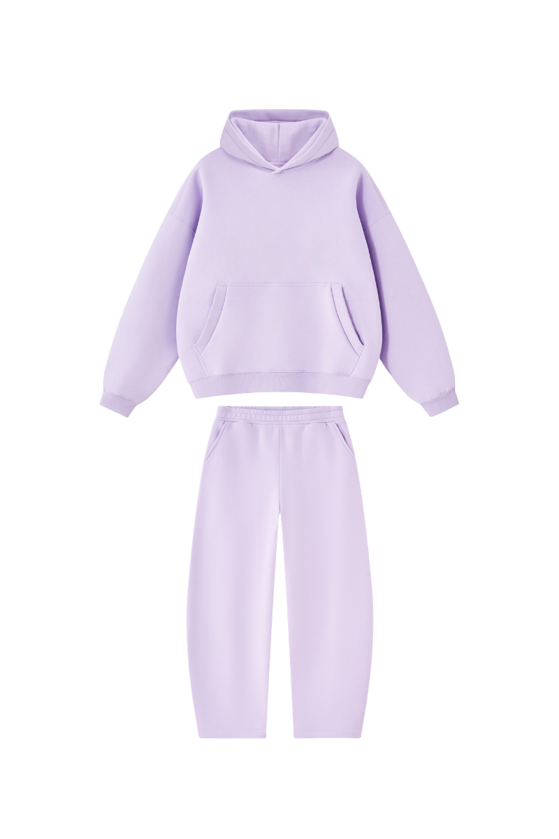 Men's Fall Fleece Hoodie & Wide Leg Sweatpants Casual Set