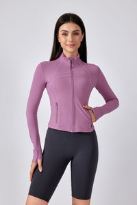 Women Breathable Fitness Active Yoga Jacket
