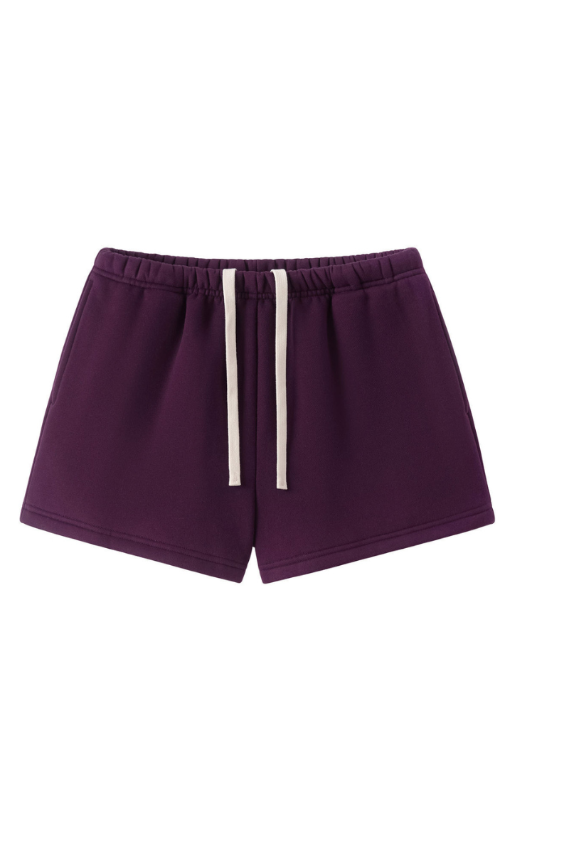 Women Cozy Heavyweight Fleece Athletic Shorts