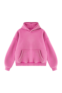 Men's Fall Fleece Heavyweight Washed Drop Shoulder Hoodie