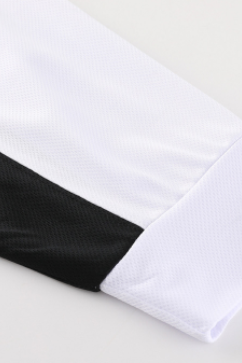 Men's Fall Color Block Raglan Long Sleeve Sports Jersey