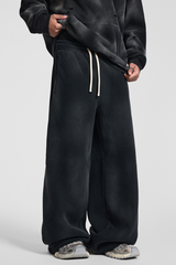 Retro-style simple and casual pants