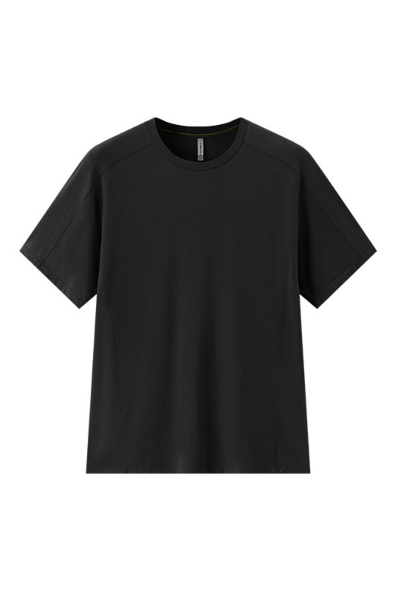 Men's Lightweight Crew Neck Tencel Lyocell Athletic T-shirt