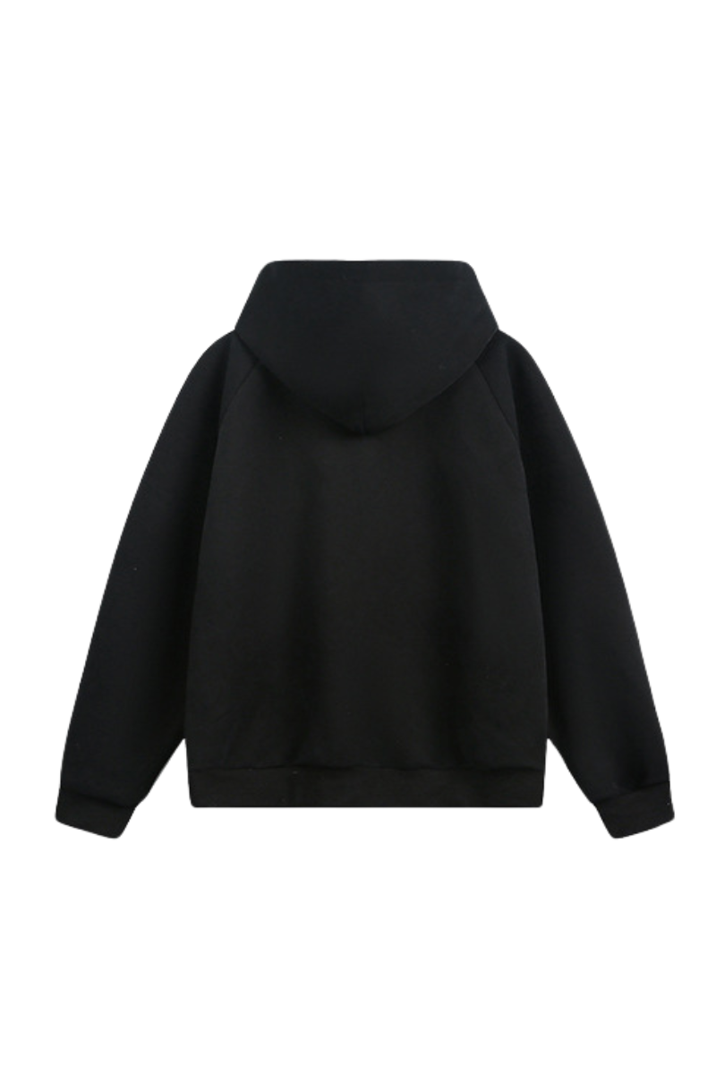 Women's Fall Half Zip Relaxed Hooded Sweatshirts