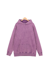 Unisex Fall 400G Heavyweight Washed Vintage Oversized Hoodie