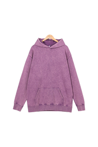 Unisex Fall 400G Heavyweight Washed Vintage Oversized Hoodie