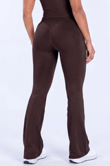 Women’s Butt Lifting Slim Athletic Bell Bottom Leggings
