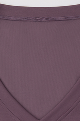 Women’s V-Neck Thumbhole Form-Fitting Long Sleeve Yoga Top