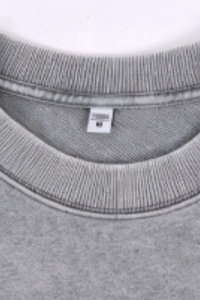 Unisex Fall Washed Vintage Drop Shoulder Relaxed Pullover