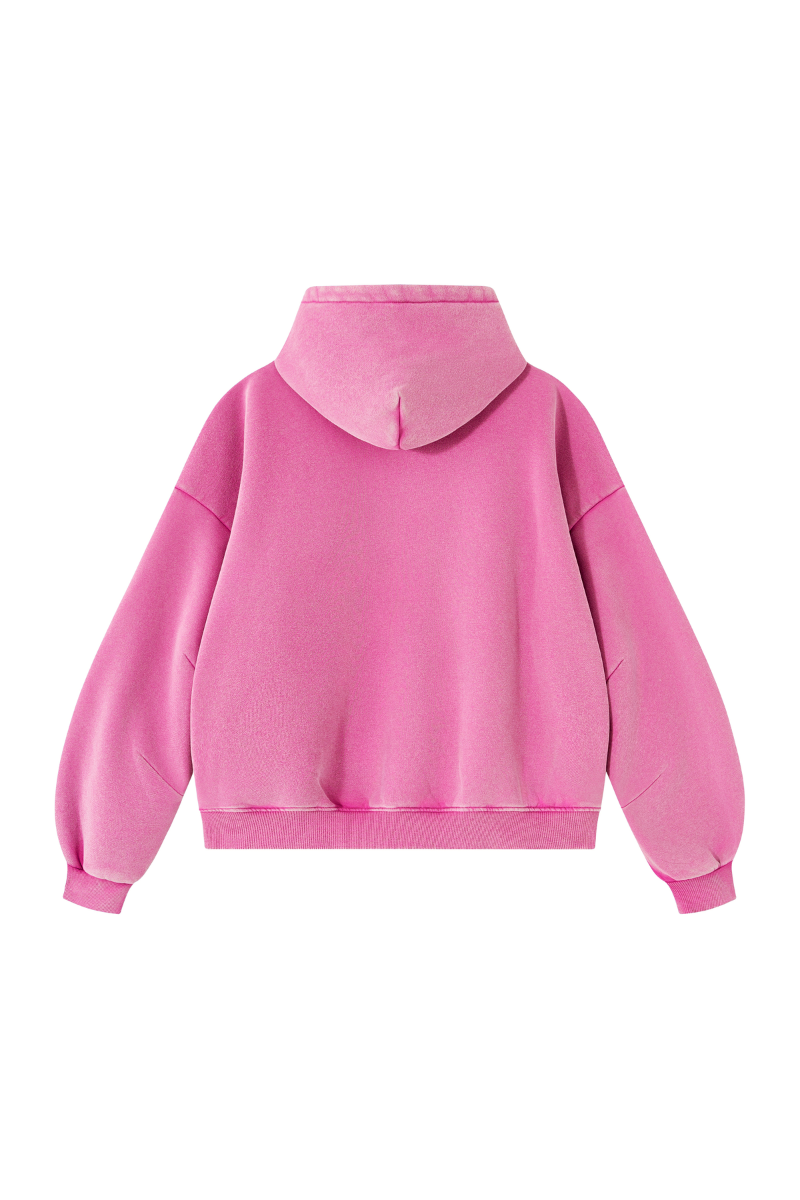 Men's Fall Fleece Heavyweight Washed Drop Shoulder Hoodie