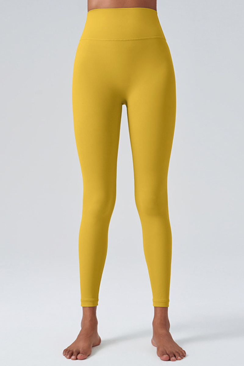 Women's High-waist shaping Tucking Nine-inch Leggings