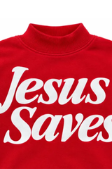 Women's Fall Oversized Letter Print Mockneck Sweatshirt
