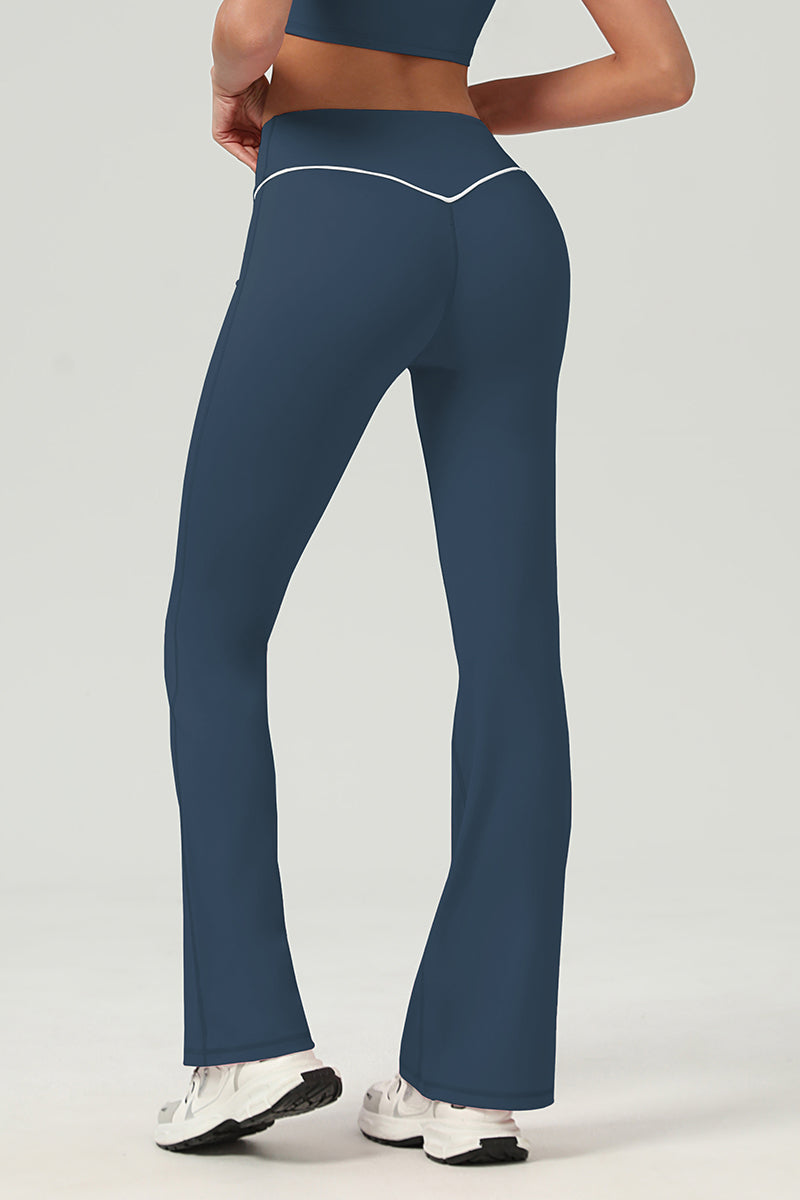 Women Naked-Feel High-Waisted Quick-Dry Flared Yoga Leggings