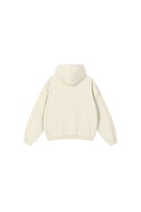 Men's Fleece Raw Edge Spliced Fake Two Piece Hoodie