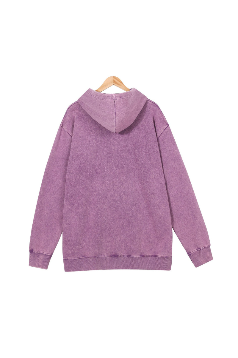 Unisex Fall 400G Heavyweight Washed Vintage Oversized Hoodie