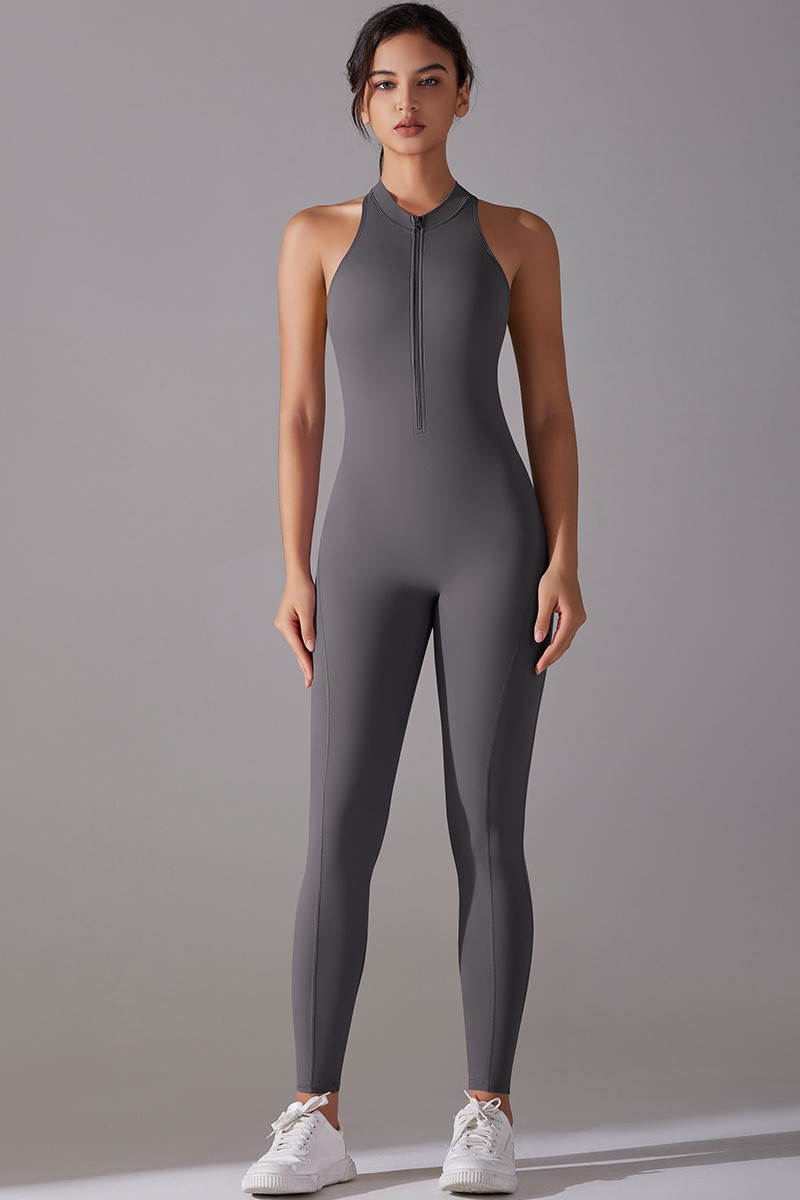 Women's Athletic Slimming Cut Out Backless  Jumpsuits