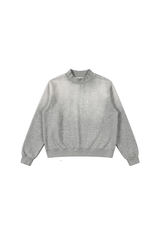 Women's Fall Fleece Vintage Gradient Mock Neck Sweatshirt