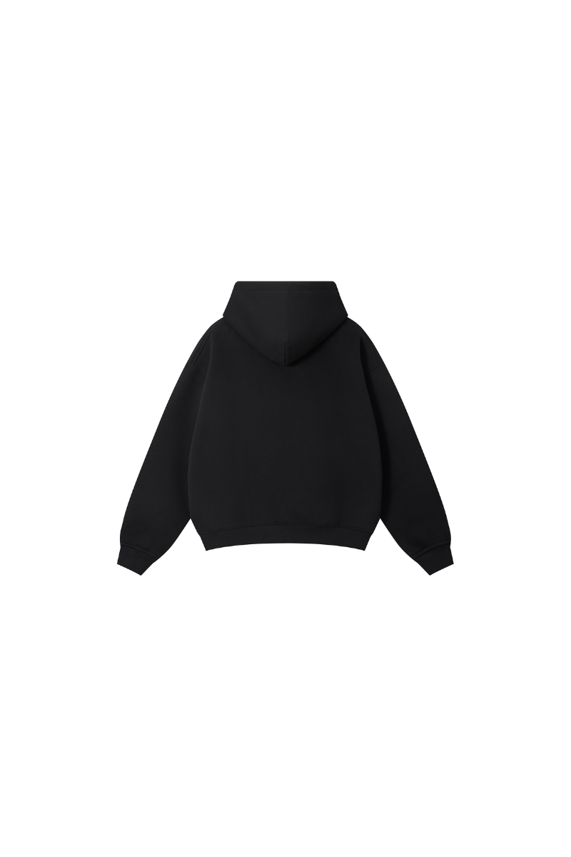 Men's Fleece Vintage Campus Applique Embroidered Hoodie