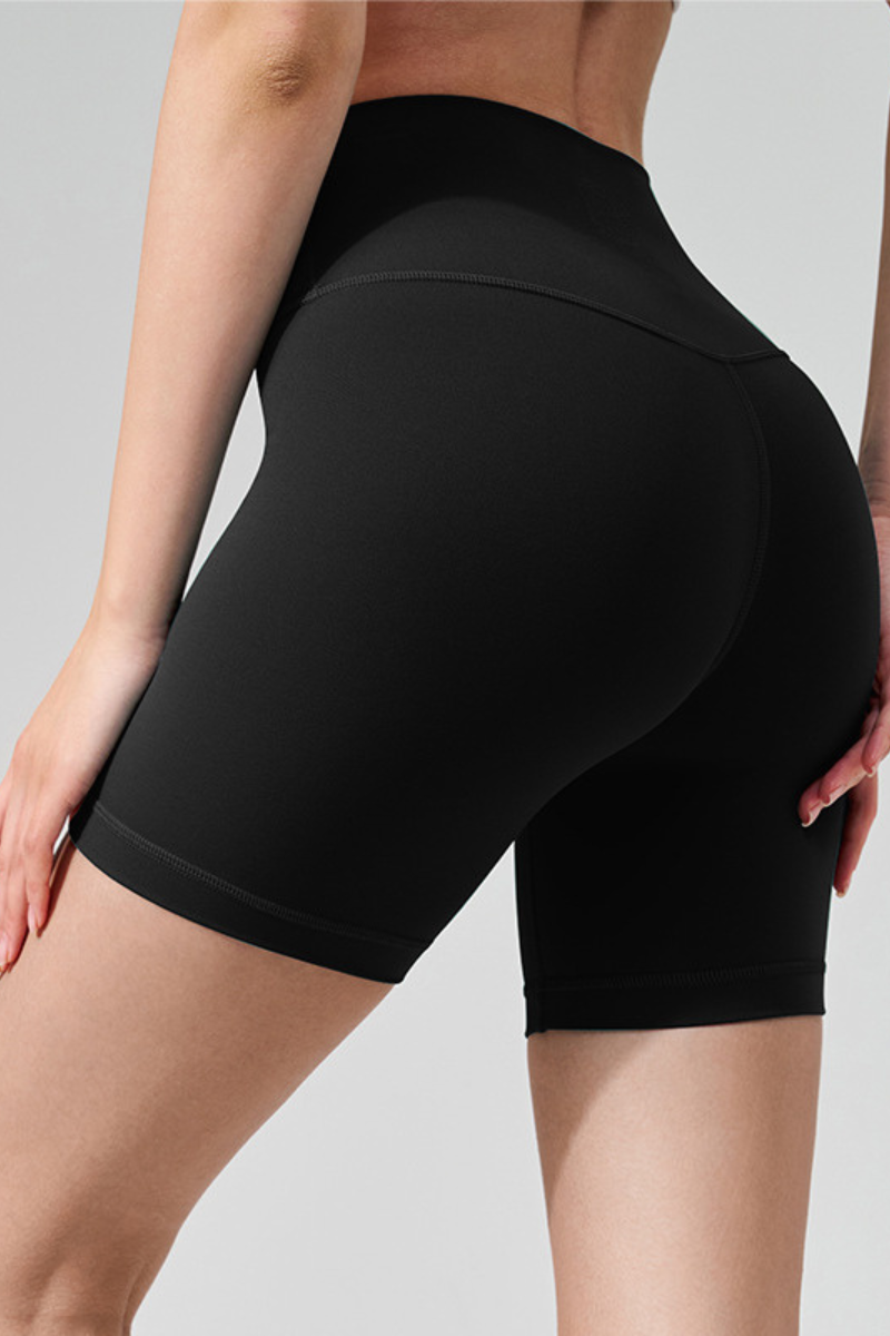 Women'e  Athletic High Waist Sculpting Yoga Shorts